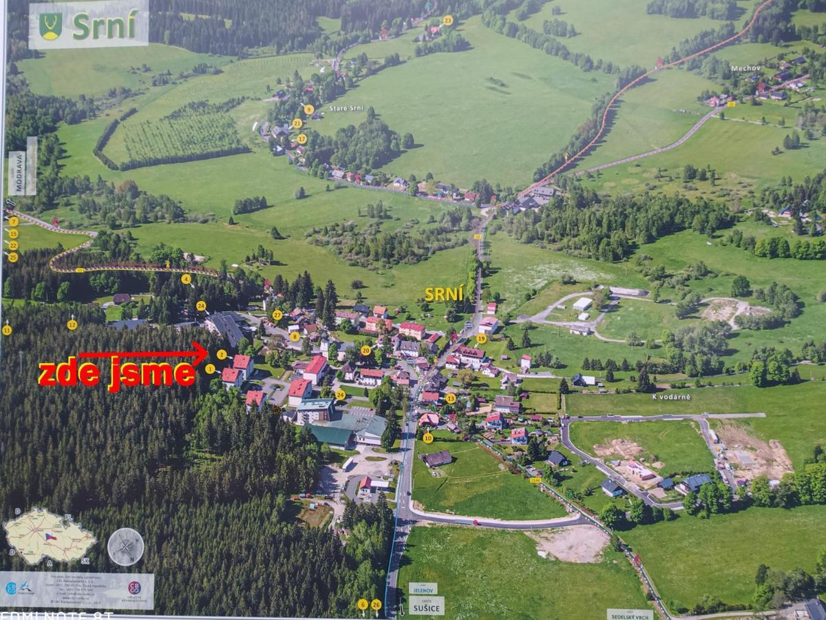 Apartman V Srní Buitenkant foto