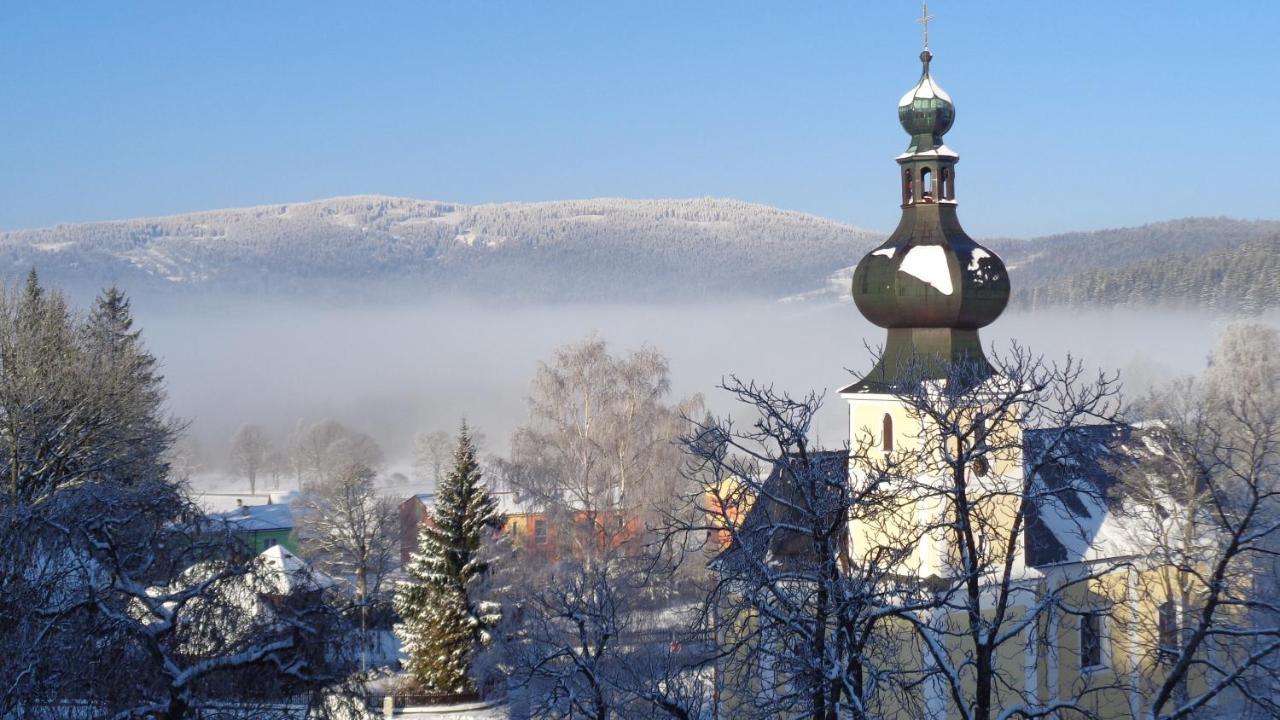 Apartman V Srní Buitenkant foto